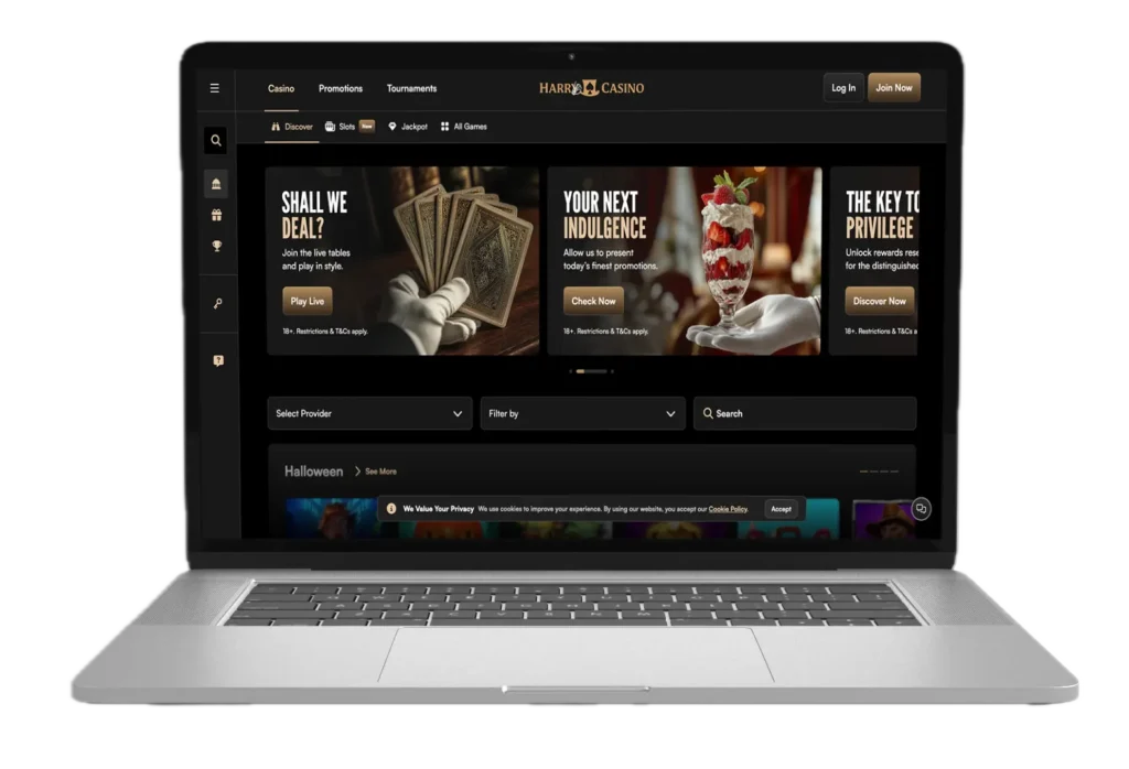Harry Casino official website in the UK