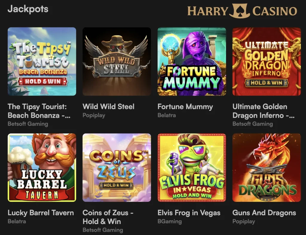 Harry Casino Jackpots